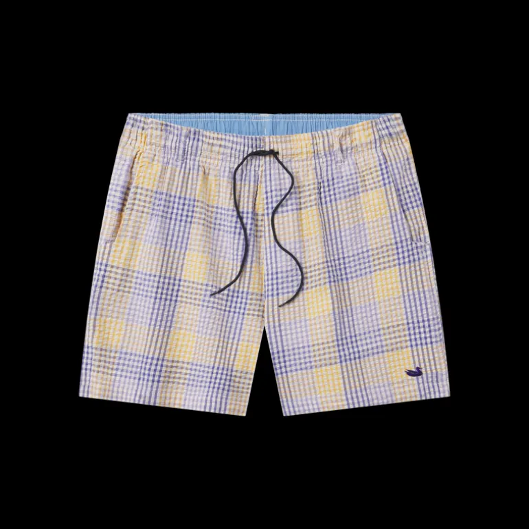 Dockside Swim Trunk - Seersucker Gingham