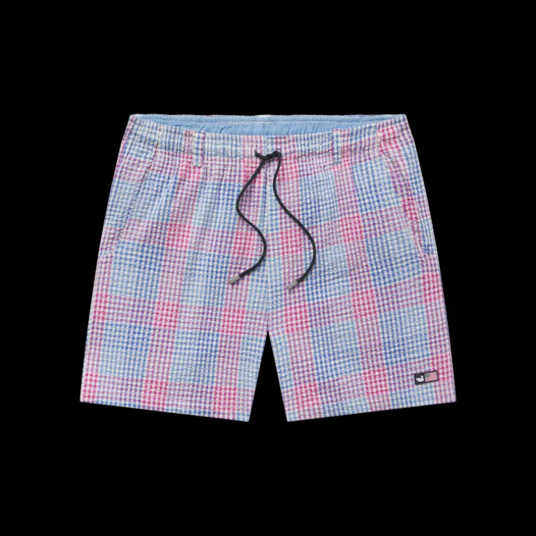 Dockside Swim Trunk - Seersucker Gingham