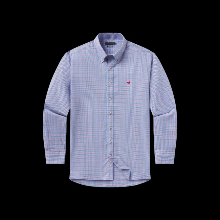 Dyer Performance Gingham Dress Shirt