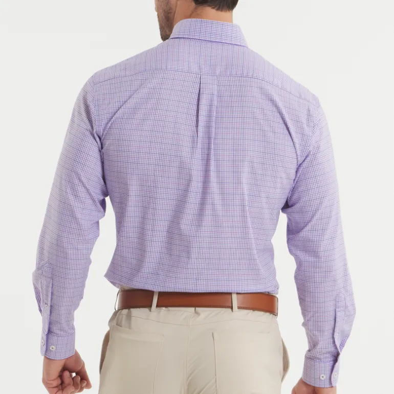Dyer Performance Gingham Dress Shirt