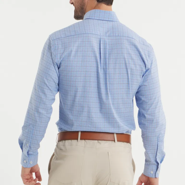 Dyer Performance Gingham Dress Shirt