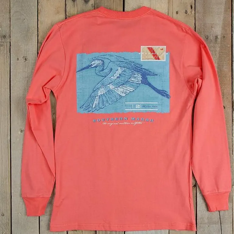 Expedition Series Tee - Heron - Long Sleeve