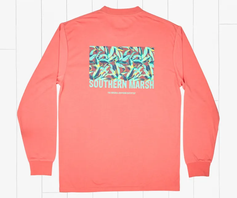 FieldTec™ Comfort Tee - Bayside Leaves - Long Sleeve
