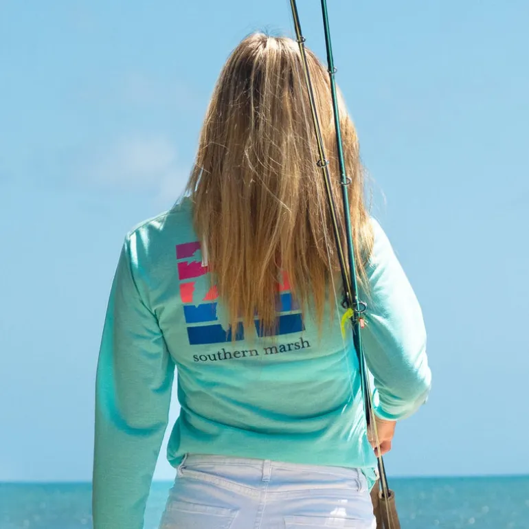 FieldTec™ Comfort Tee - Island Fade - Long Sleeve