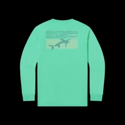 FieldTec™ Featherlight Tee - Marlin Waves - Long Sleeve