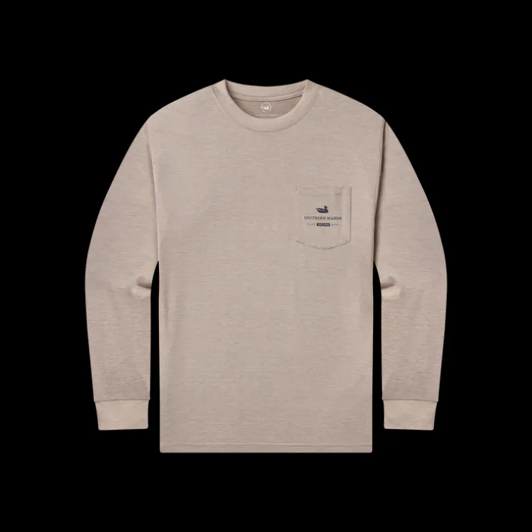 FieldTec™ Heathered Performance Tee - Speckled Sunset - Long Sleeve