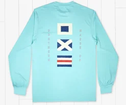 FieldTec™ Heathered Performance Tee - Flags - Long Sleeve
