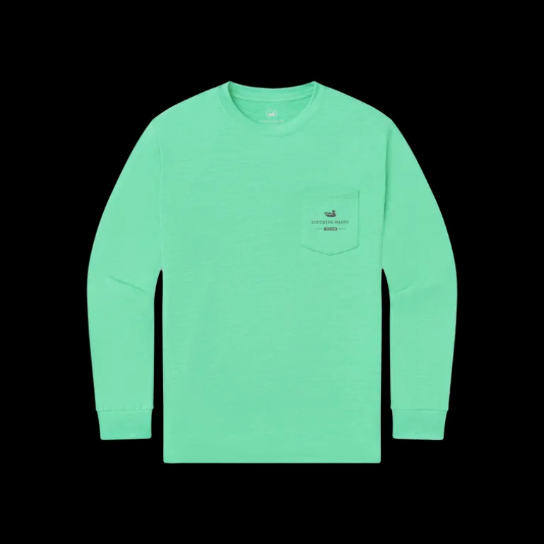 FieldTec™ Heathered Performance Tee - Marlin Time - Long Sleeve
