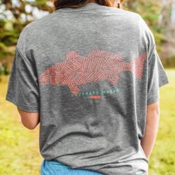 FieldTec™ Heathered Performance Tee - Redfish