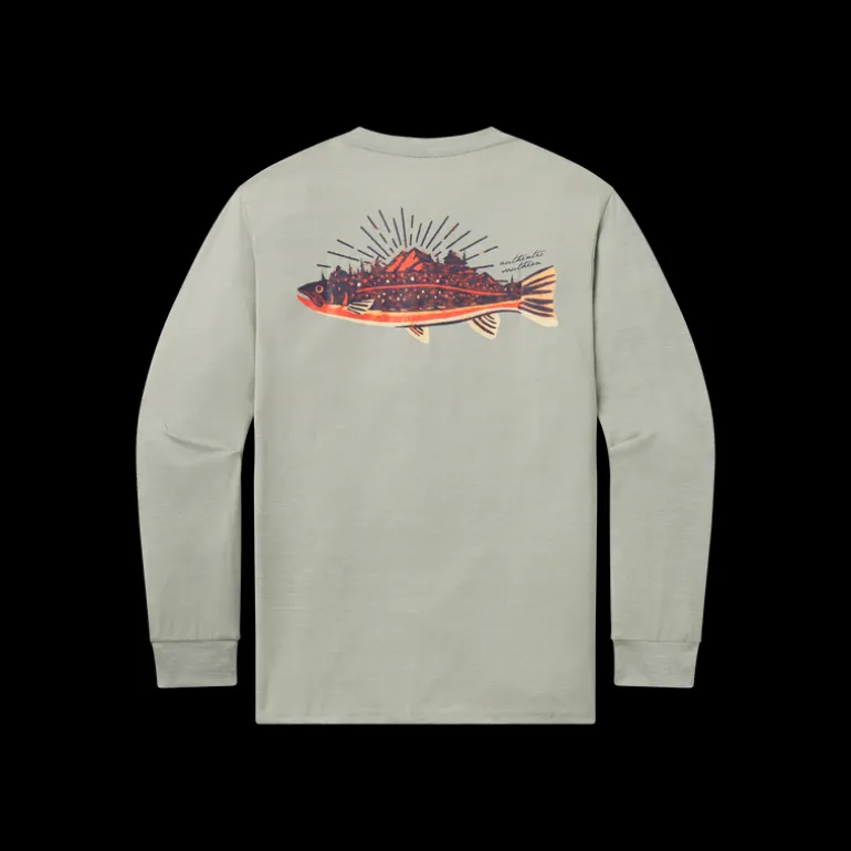 FieldTec™ Heathered Performance Tee - Speckled Sunset - Long Sleeve