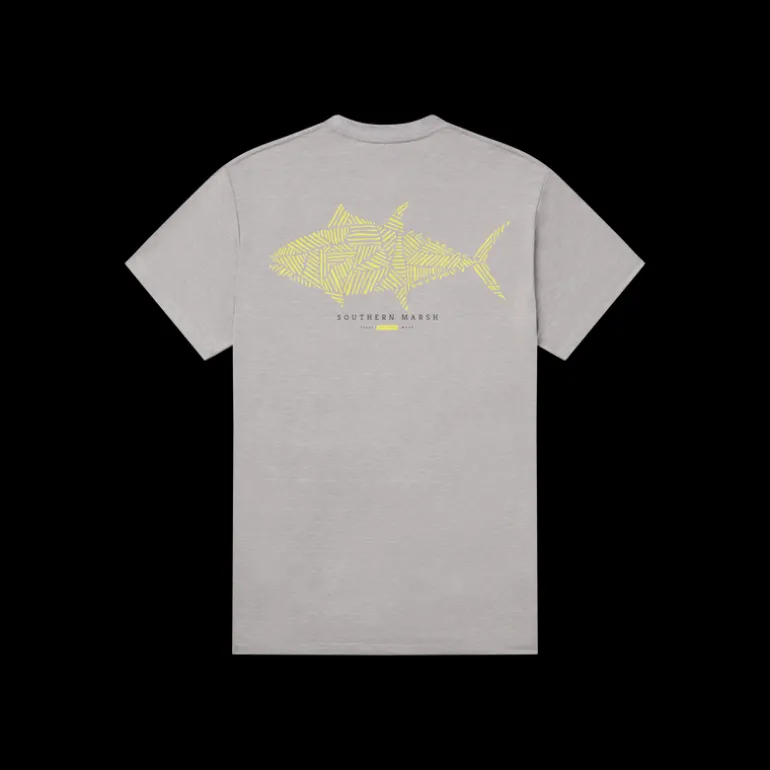 FieldTec™ Heathered Performance Tee - Tuna