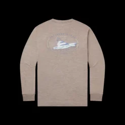 FieldTec™ Heathered Tee - Deepsea -  Long Sleeve