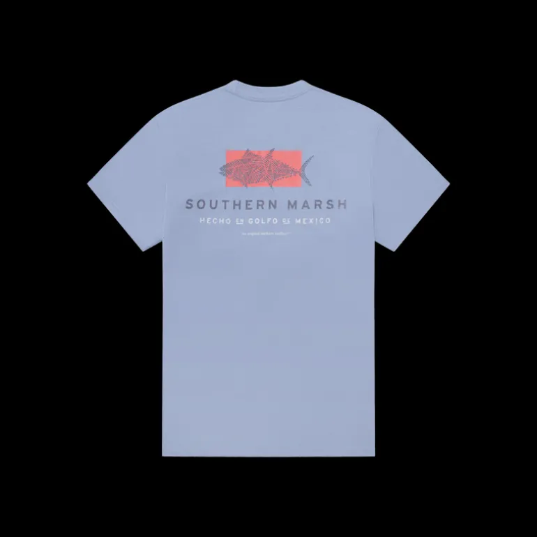 FieldTec™ Heathered Tee - Made in the Gulf - Tuna