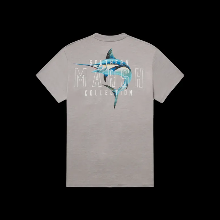 FieldTec™ Heathered Tee - Swordfish