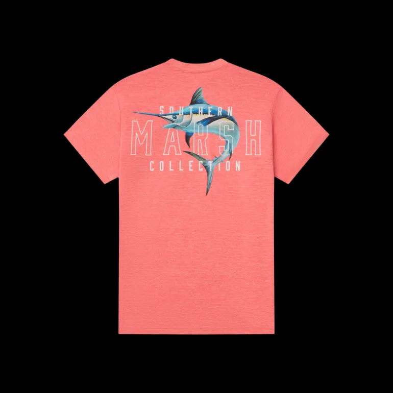 FieldTec™ Heathered Tee - Swordfish