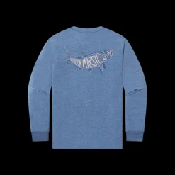 FieldTec™ Heathered Tee - Tarpon Whispers - Long Sleeve
