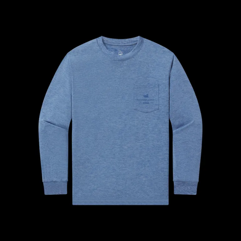 FieldTec™ Heathered Tee - Tarpon Whispers - Long Sleeve
