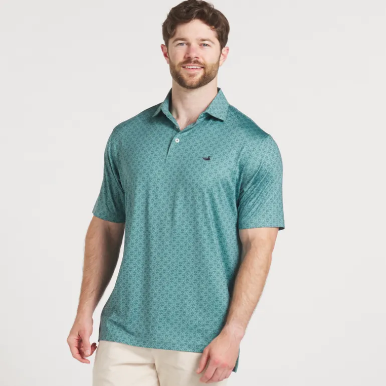 Flyline Performance Polo - Marsh Morning