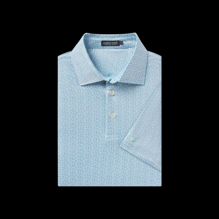 Flyline Performance Polo - Oysters & Lemons