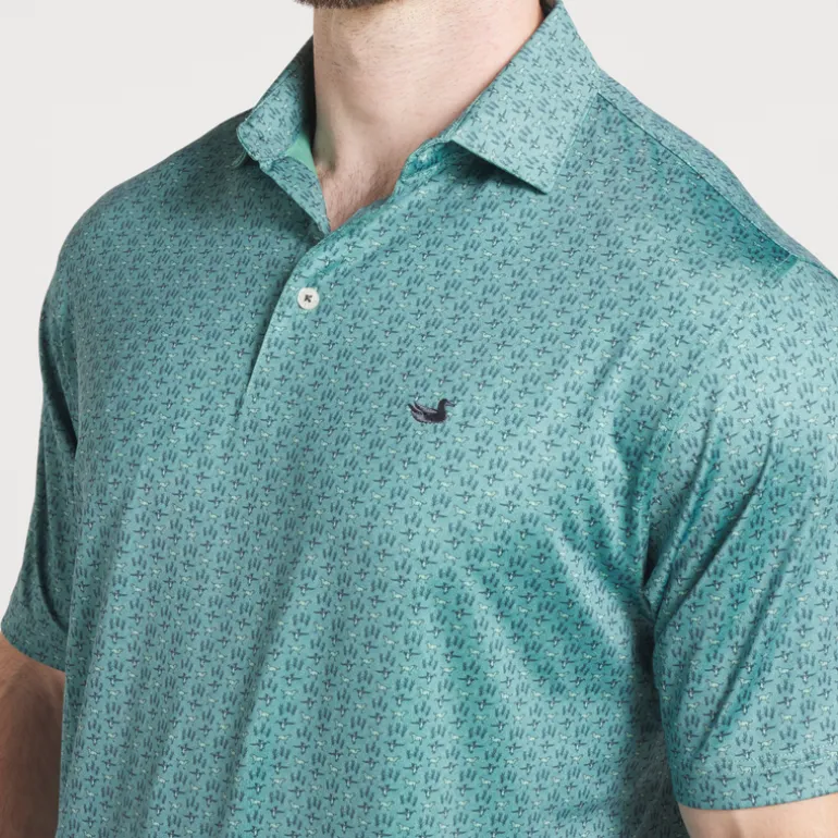 Flyline Performance Polo - Marsh Morning