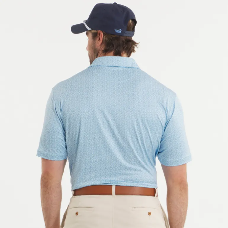 Flyline Performance Polo - Oysters & Lemons