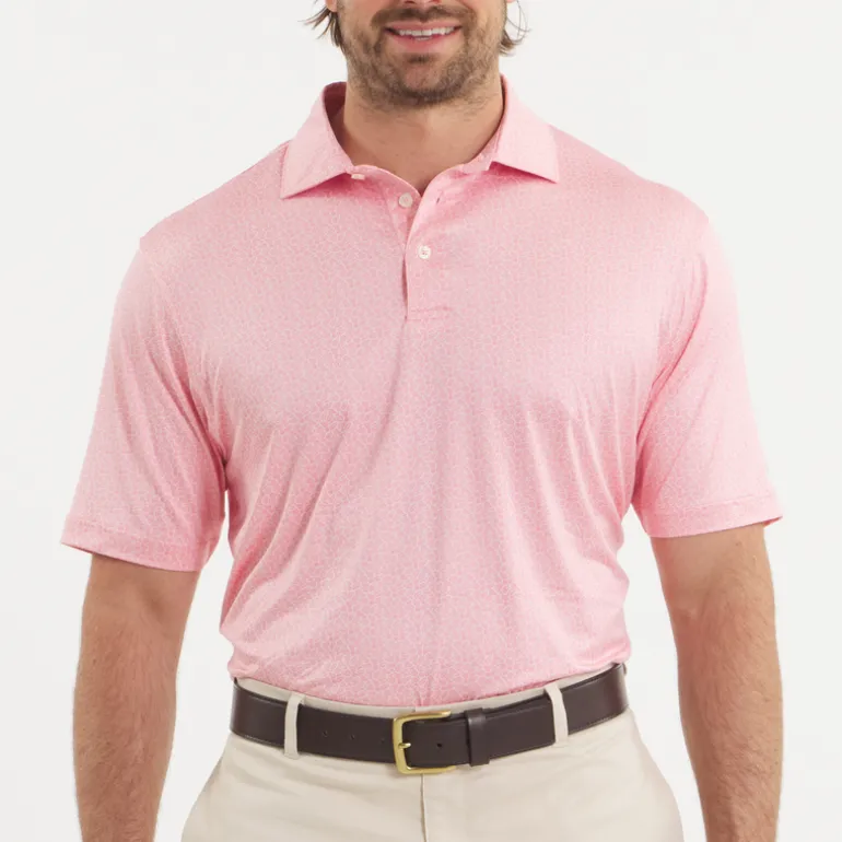 Flyline Performance Polo - Oysters & Lemons