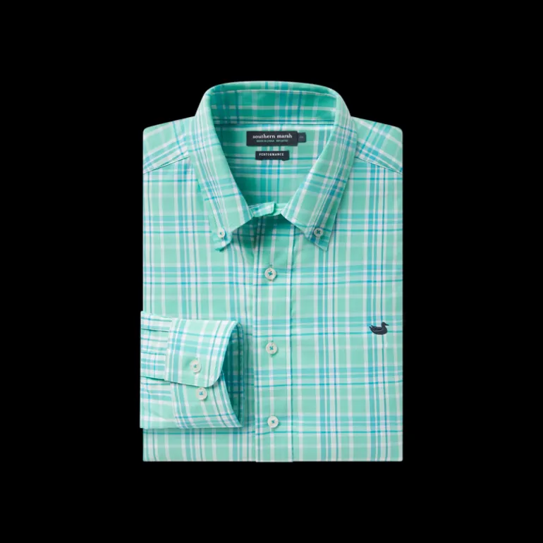 Grainger Performance Plaid Dress Shirt