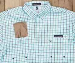 Harbor Cay Fishing Shirt - Abaco Grid