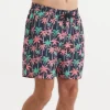 Harbor Swim Trunk - Neon Palms