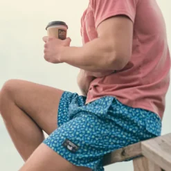 Harbor Swim Trunk - Salt & Lime