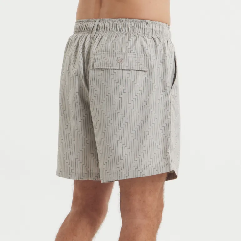 Harbor Swim Trunk - Turtleback Chambray