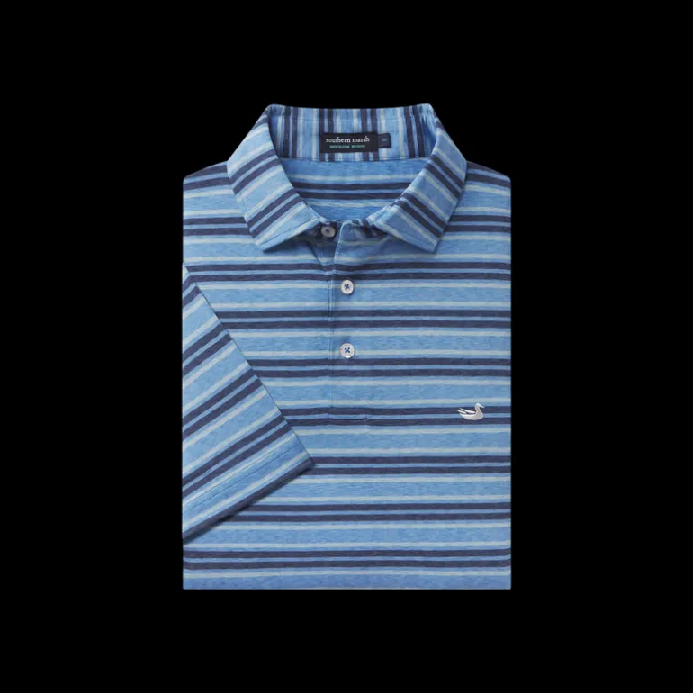 Havana Performance Polo - Zapata Stripe