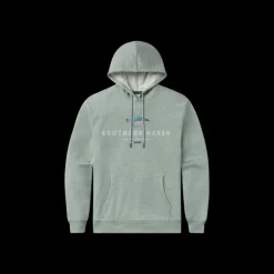 Hecho Heather Hoodie - Fly Outlines