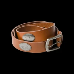 Heritage Medallion Leather Belt