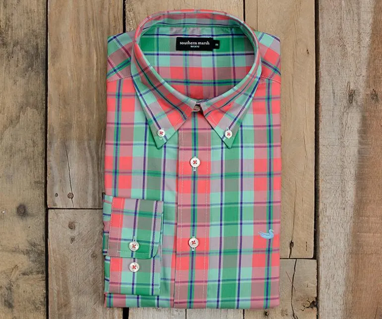 Hudson Plaid Dress Shirt