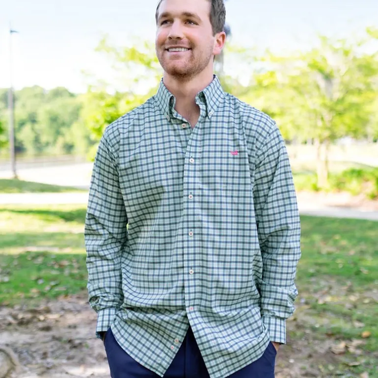 Idlewild Performance Gingham Dress Shirt