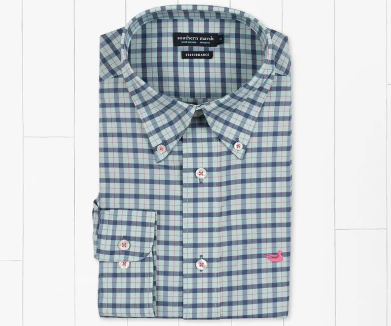 Idlewild Performance Gingham Dress Shirt