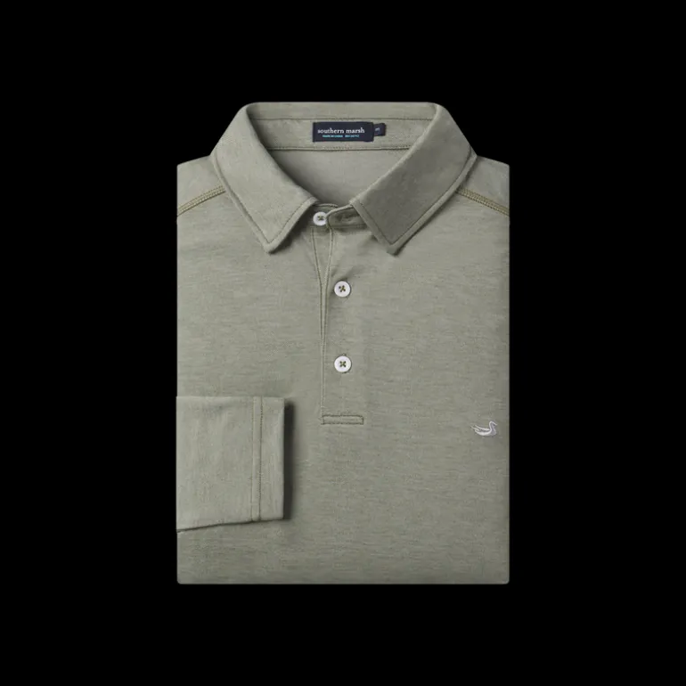 Long Sleeve Jackson Performance Polo
