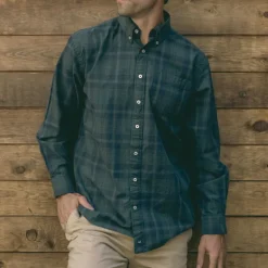 Lubbock Washed Plaid Dress Shirt