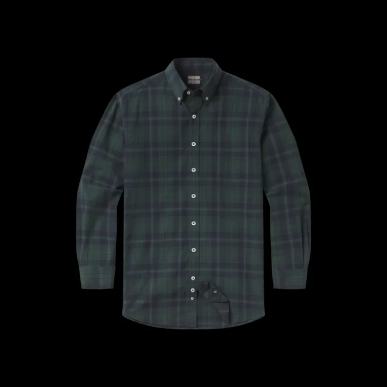 Lubbock Washed Plaid Dress Shirt
