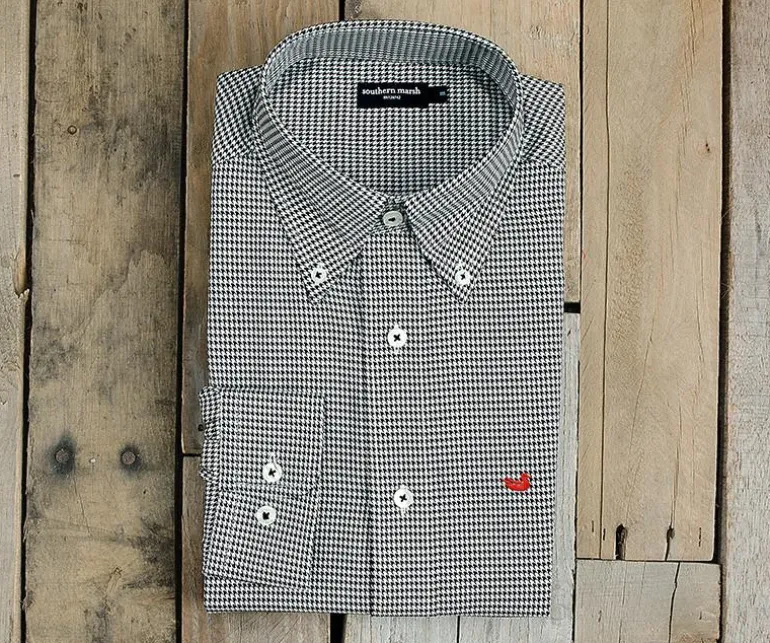 Mackenzie Houndstooth Dress Shirt