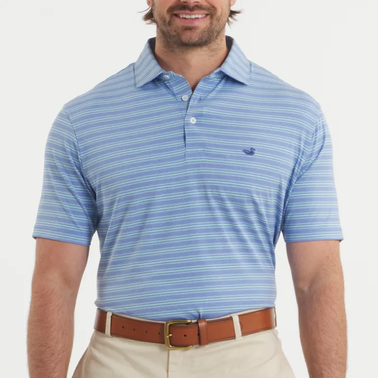 Maybourne Featherlight Stripe Polo