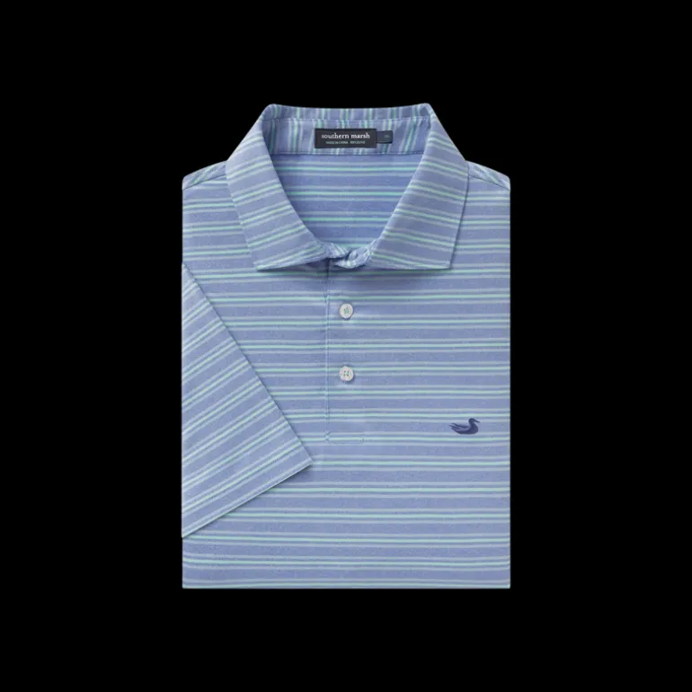 Maybourne Featherlight Stripe Polo