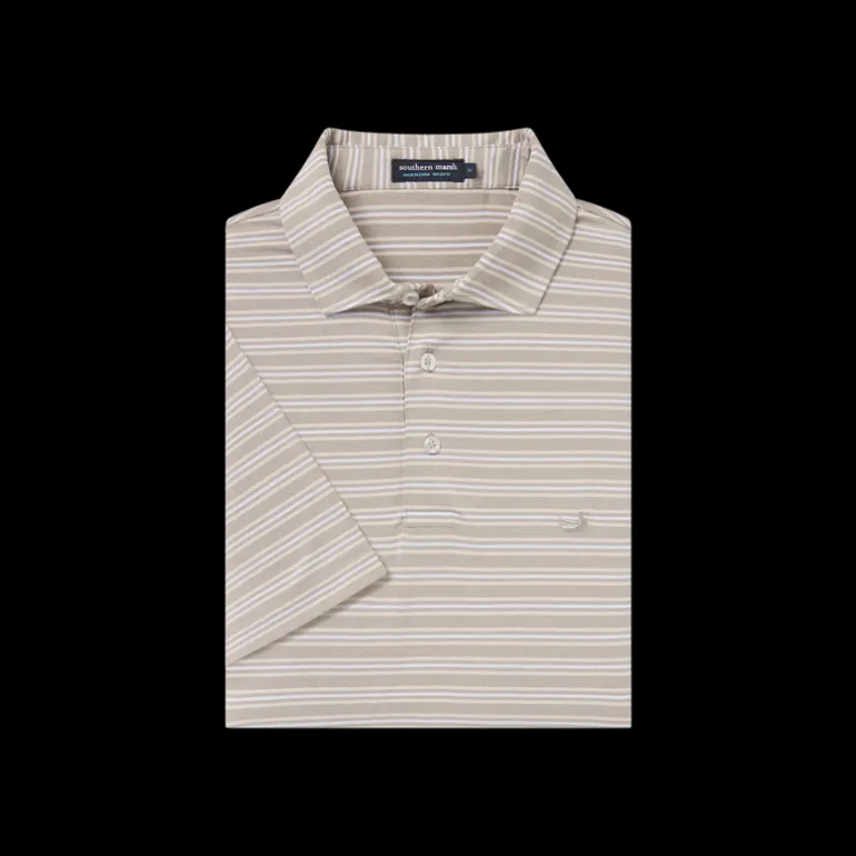 Maybourne Featherlight Stripe Polo