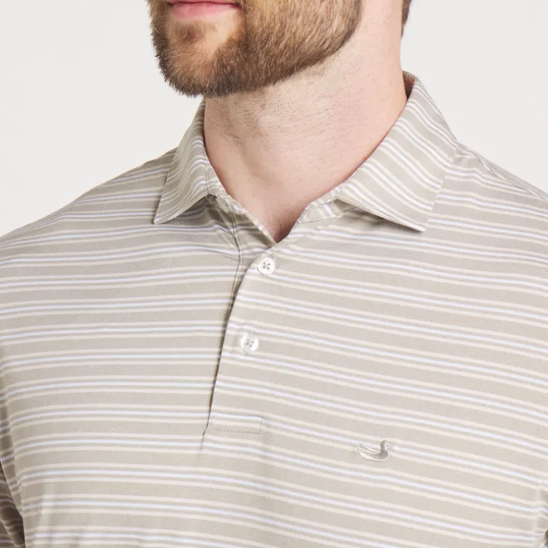 Maybourne Featherlight Stripe Polo