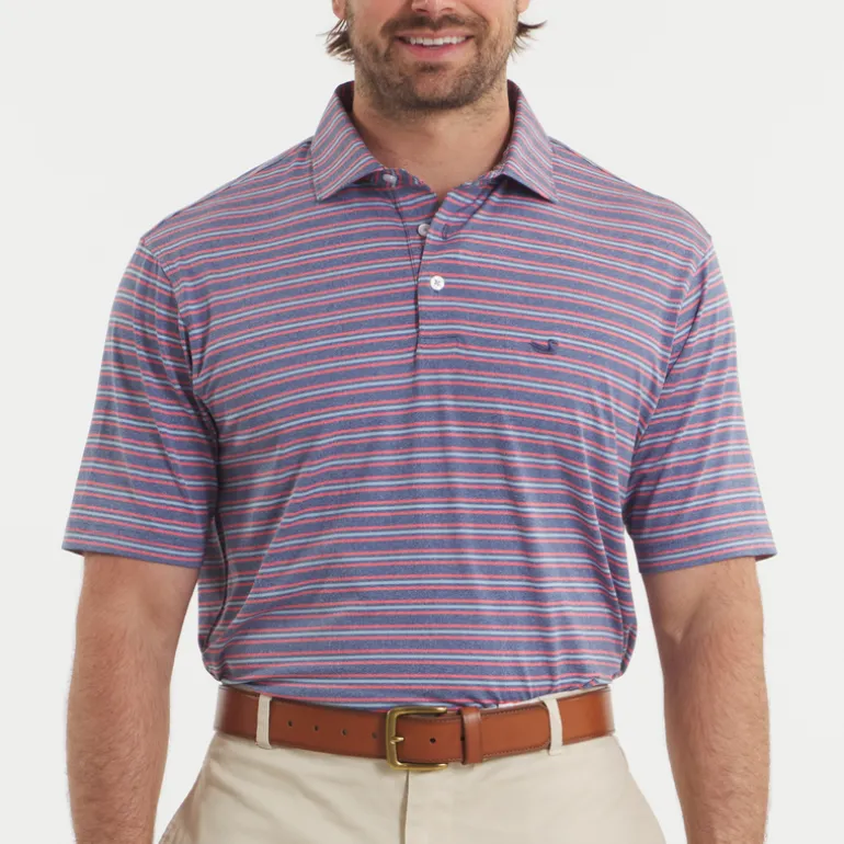 Maybourne Featherlight Stripe Polo