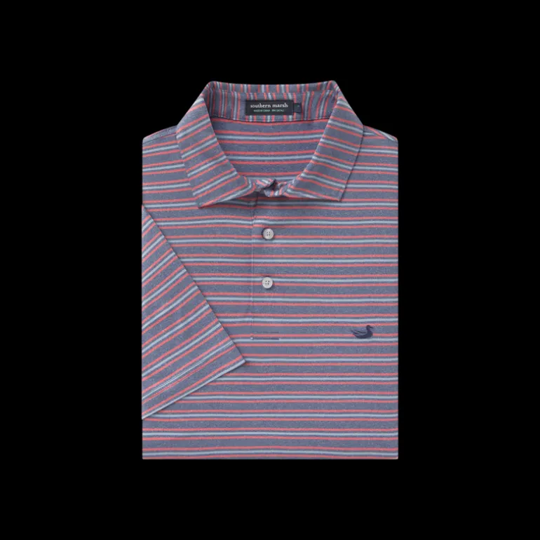 Maybourne Featherlight Stripe Polo