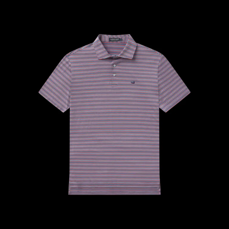 Maybourne Featherlight Stripe Polo