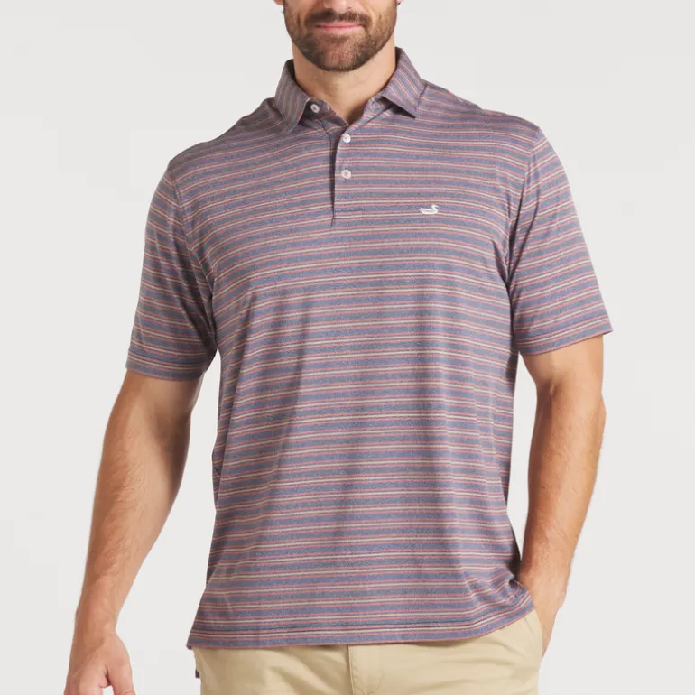 Maybourne Featherlight Stripe Polo