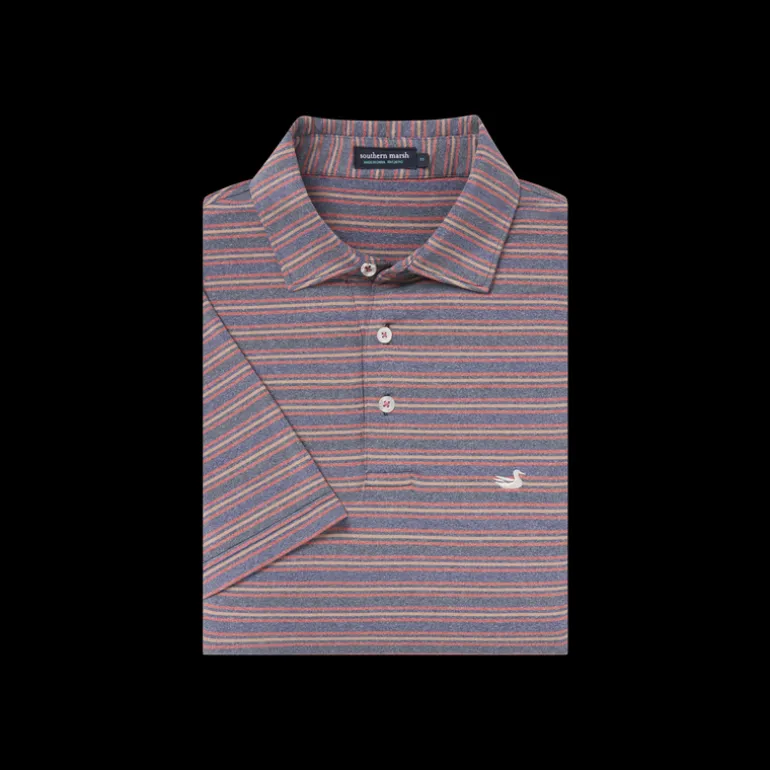 Maybourne Featherlight Stripe Polo